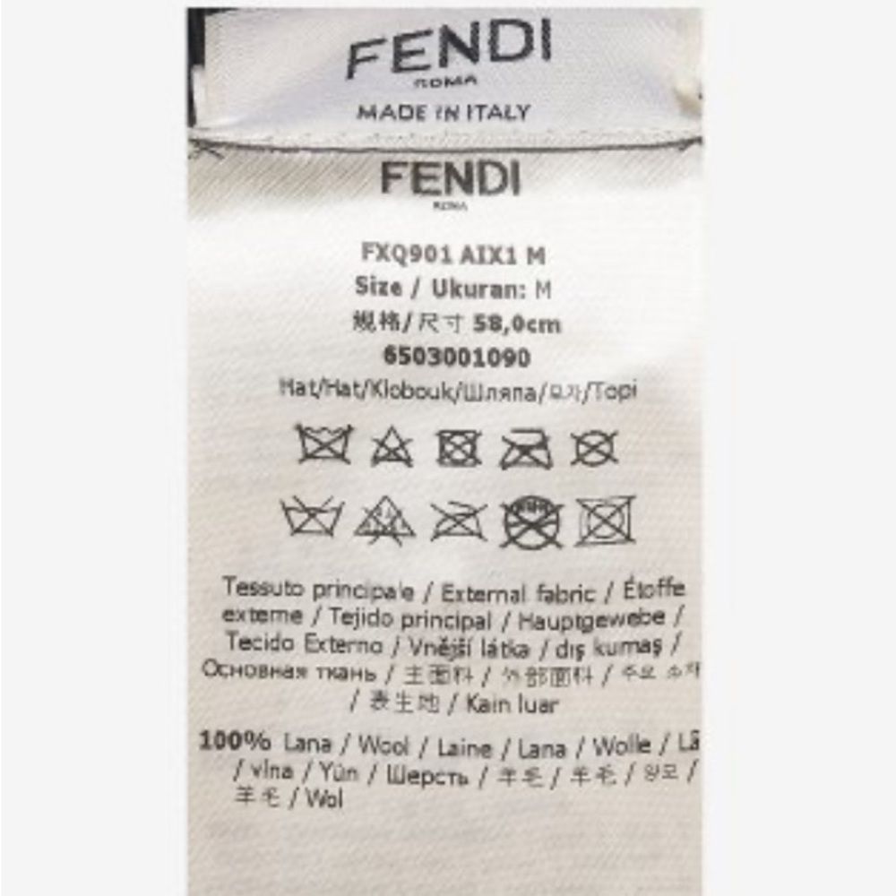 Fendi Wool Bucket Hat - Picture 3 of 7